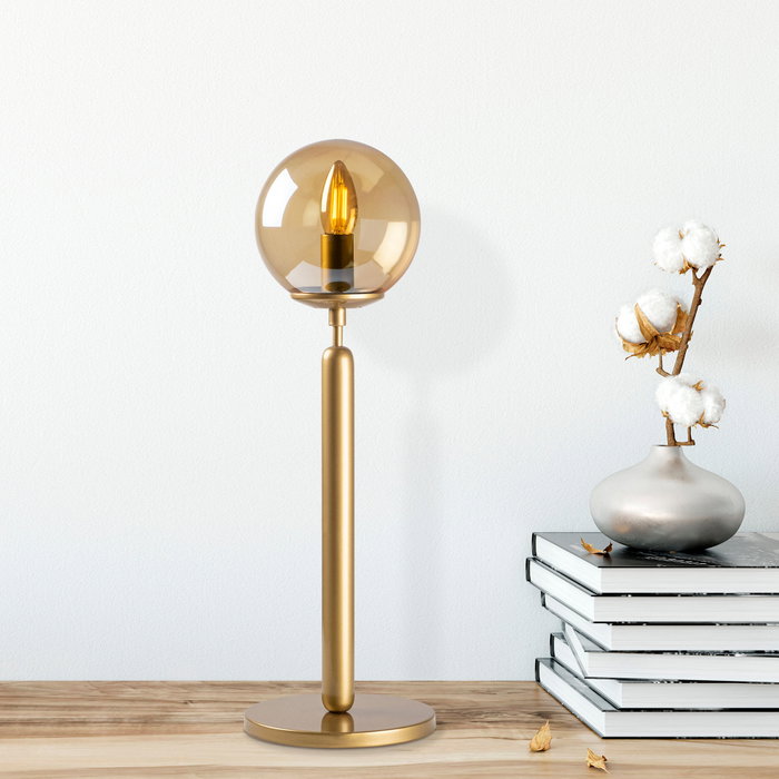 Opviq King - 11462 Lámpara de Mesa Cobre Vintage